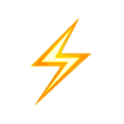 Lightning bolt icon